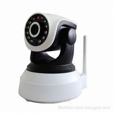 Wireless IP Camera, Viewing on PC/Tablet PC/Smartphone, P2P,720 P and Supports T-Flash Card